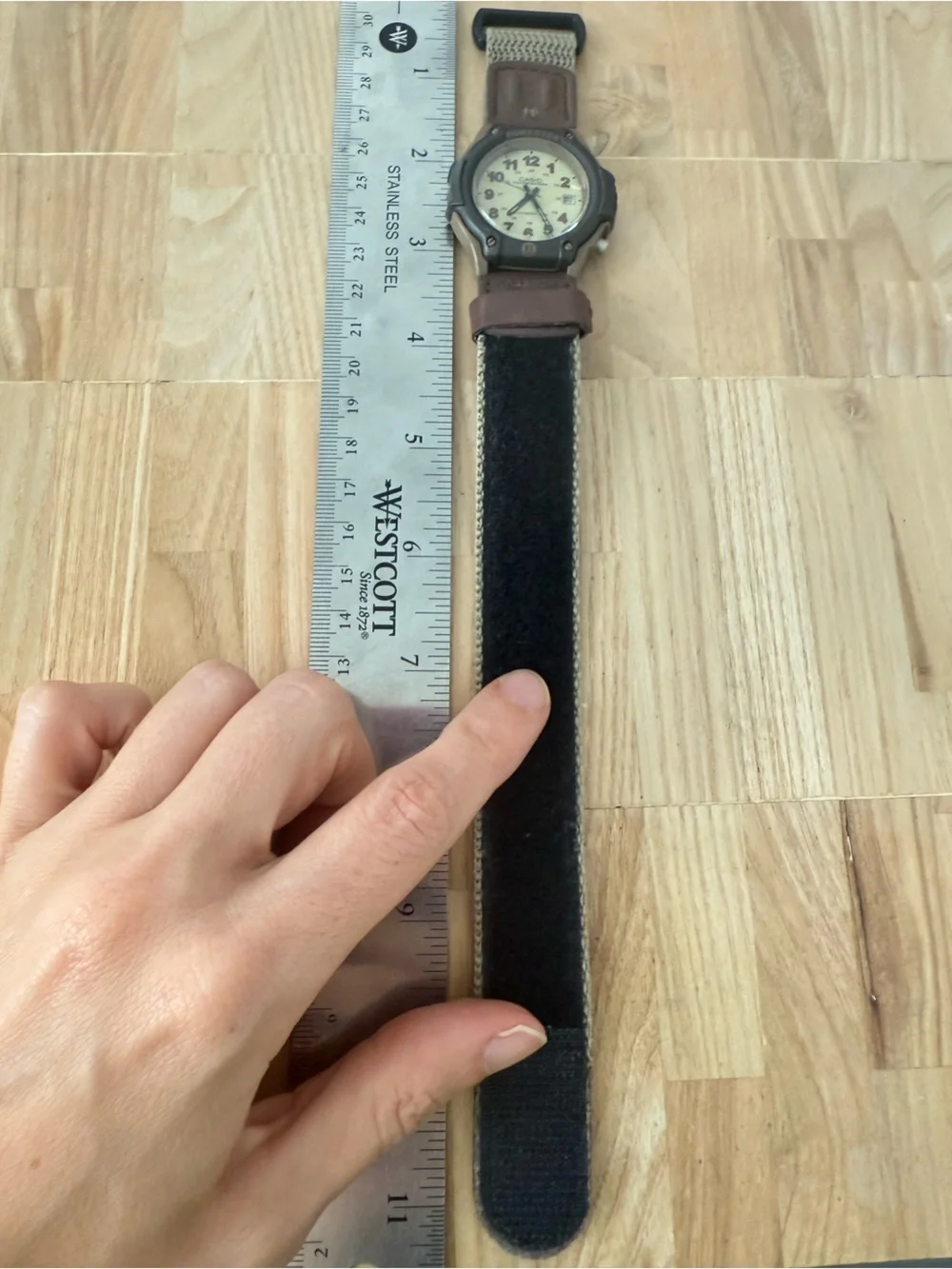 Casio Forester brown and tan outdoor casual watch NEW BATTERY